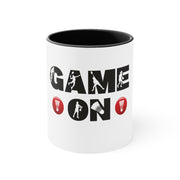 Game On Badminton Accent Coffee Mug, 11oz