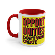 Opportunities Accent Coffee Mug, 11oz Red