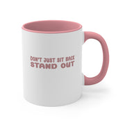 Stand Out Accent Coffee Mug, 11oz