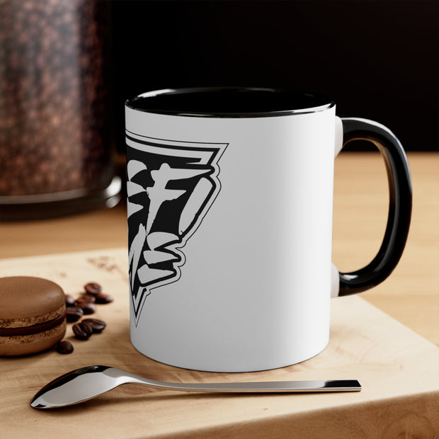 DeFiMe Logo Accent Coffee Mug, 11oz