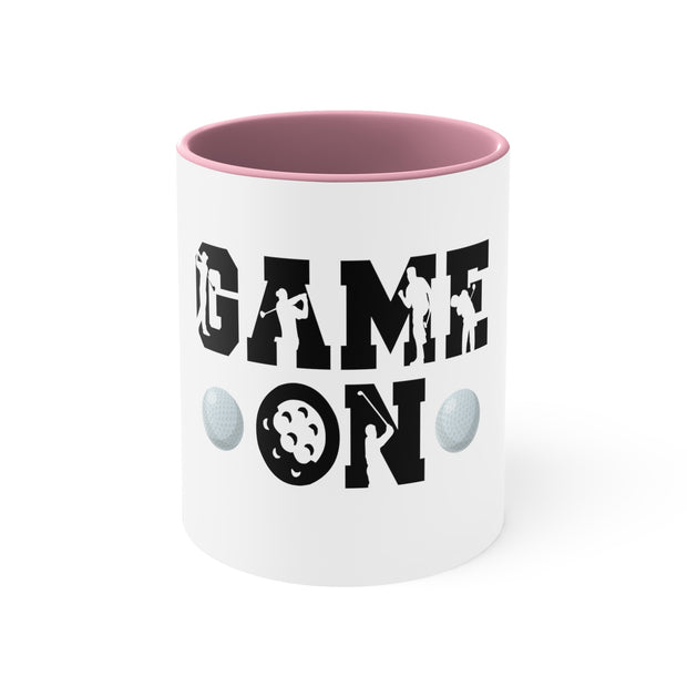 Game On Golf Accent Coffee Mug, 11oz