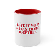 Plan Accent Coffee Mug, 11oz Red