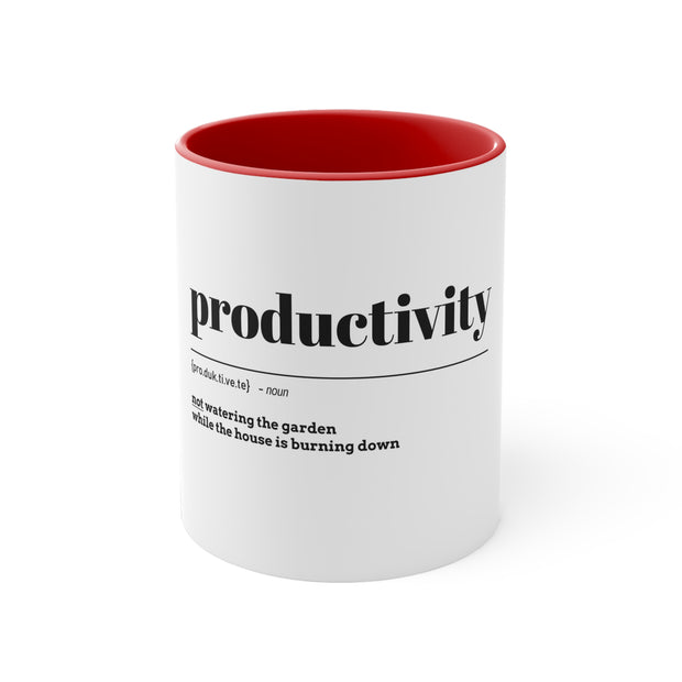 Productivity Accent Coffee Mug, 11oz