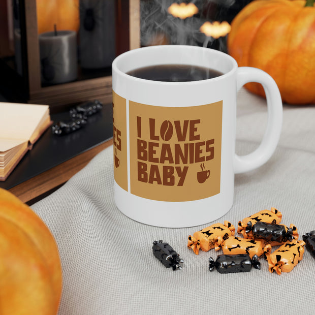 I Love Beanies Baby Ceramic Mug 11oz