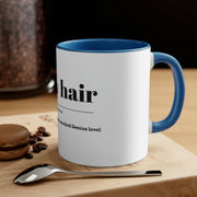 Grey Hair Accent Coffee Mug, 11oz