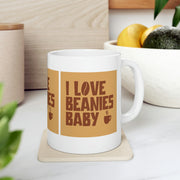 I Love Beanies Baby Ceramic Mug 11oz