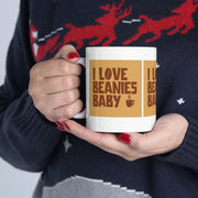 I Love Beanies Baby Ceramic Mug 11oz