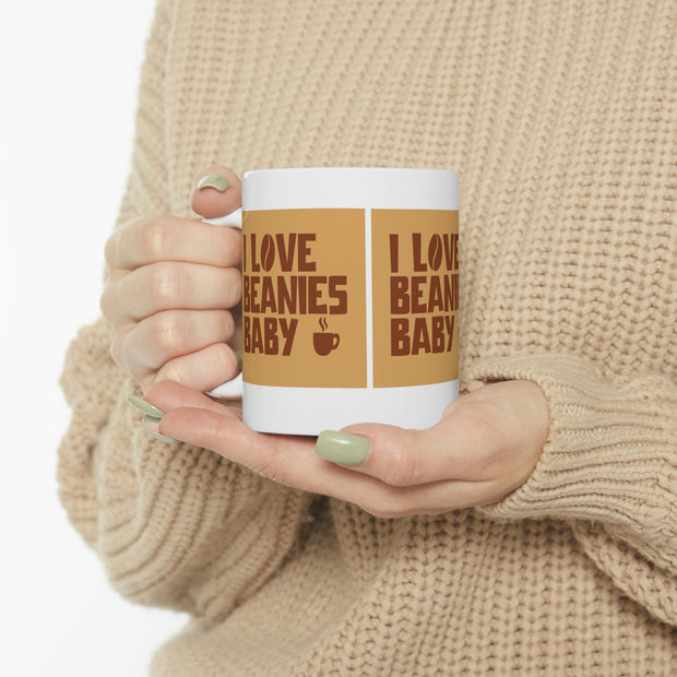 I Love Beanies Baby Ceramic Mug 11oz