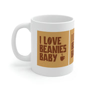 I Love Beanies Baby Ceramic Mug 11oz